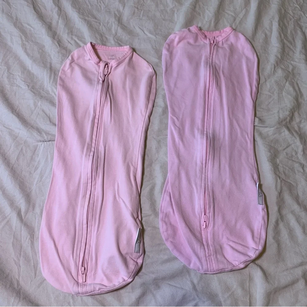 SwaddleMe Light Pink Newborn Swaddle pods set bundle - Picture 1 of 4